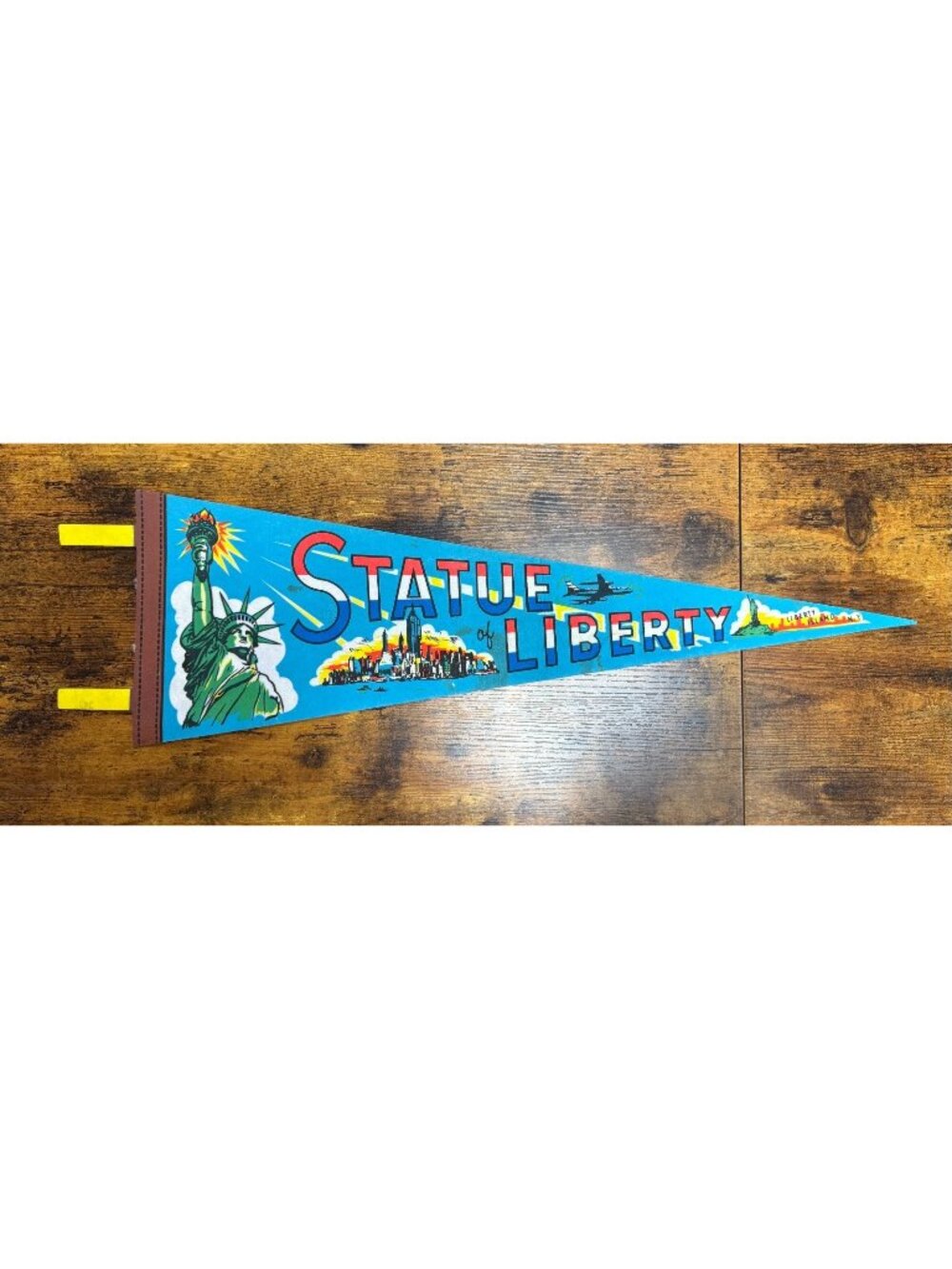 Vintage Statue of Liberty pennant